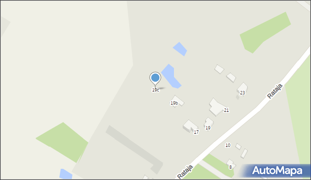 Radom, Rataja Macieja, 19c, mapa Radomia