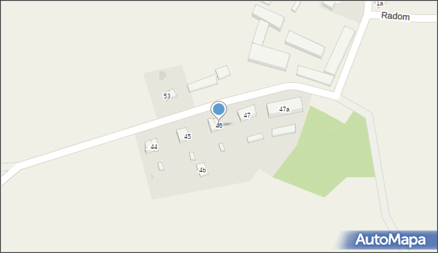 Radom, Radom, 46, mapa Radomia