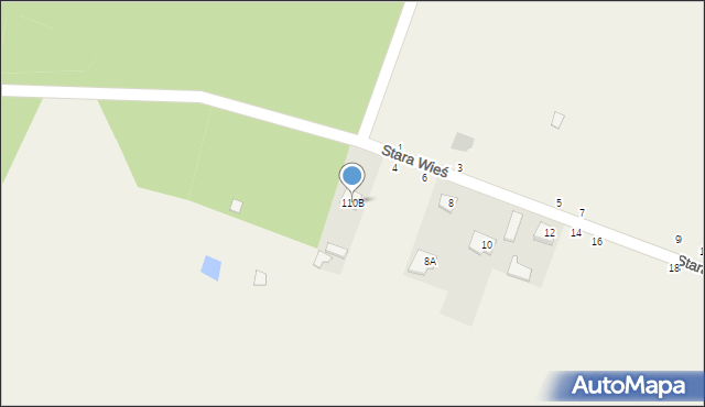 Radomice, Radomice, 110B, mapa Radomice