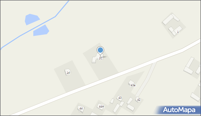 Radomice, Radomice, 1C, mapa Radomice