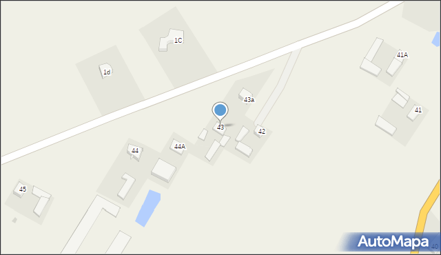 Radomice, Radomice, 43, mapa Radomice