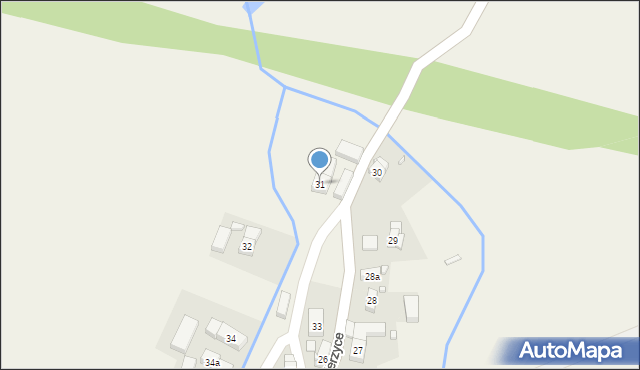 Radomierzyce, Radomierzyce, 31, mapa Radomierzyce