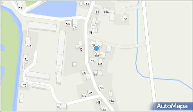 Radomierzyce, Radomierzyce, 60a, mapa Radomierzyce