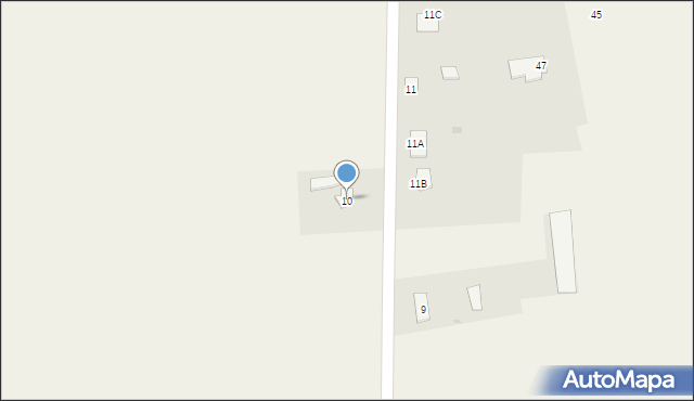 Radomin, Radomin, 10, mapa Radomin