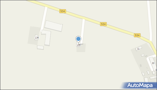 Radomin, Radomin, 135, mapa Radomin