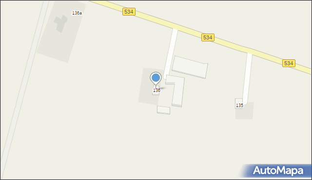 Radomin, Radomin, 136, mapa Radomin