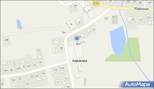 Radomin, Radomin, 35A, mapa Radomin