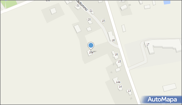 Radomno, Radomno, 16a, mapa Radomno