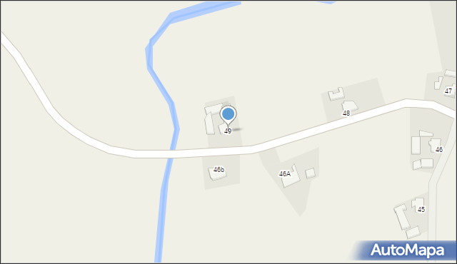 Radomno, Radomno, 49, mapa Radomno