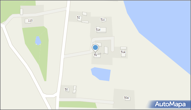 Radomno, Radomno, 51, mapa Radomno