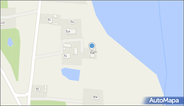 Radomno, Radomno, 51a, mapa Radomno