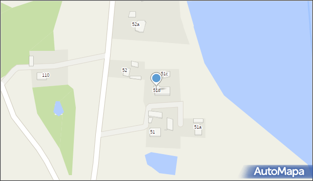 Radomno, Radomno, 51d, mapa Radomno