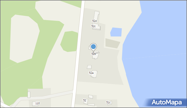 Radomno, Radomno, 52b, mapa Radomno