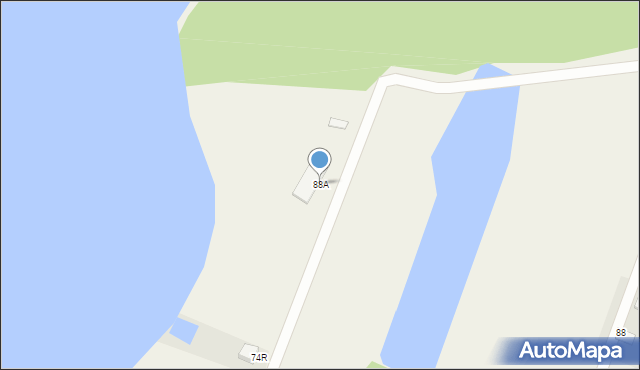 Radomno, Radomno, 88A, mapa Radomno