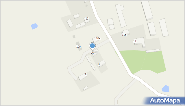 Radomno, Radomno, 10, mapa Radomno