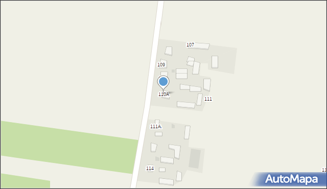 Radomyśl, Radomyśl, 110A, mapa Radomyśl