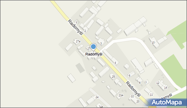 Radomyśl, Radomyśl, 26, mapa Radomyśl