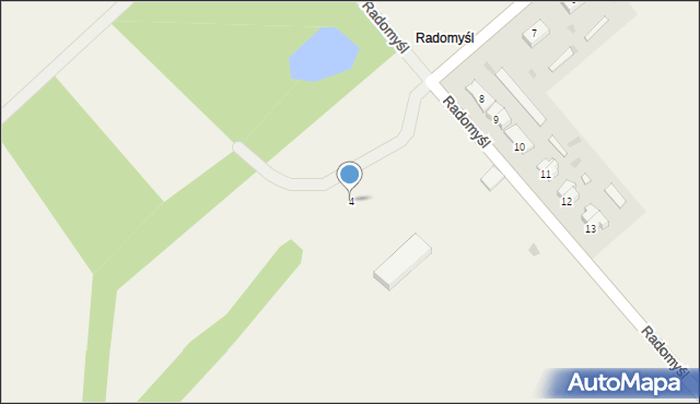 Radomyśl, Radomyśl, 4, mapa Radomyśl