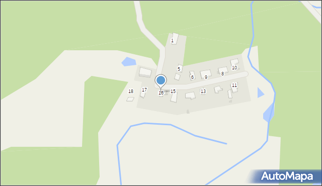 Radonek, Radonek, 16, mapa Radonek