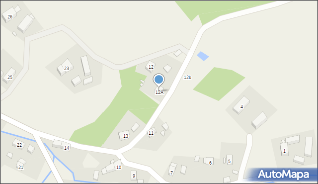 Radoniów, Radoniów, 12A, mapa Radoniów