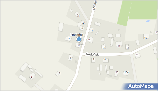 Radońsk, Radońsk, 46, mapa Radońsk