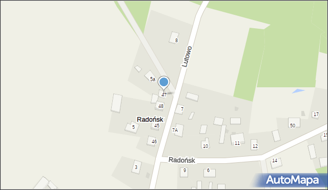 Radońsk, Radońsk, 47, mapa Radońsk