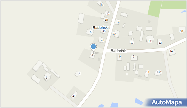 Radońsk, Radońsk, 49, mapa Radońsk