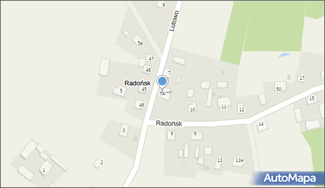 Radońsk, Radońsk, 7A, mapa Radońsk