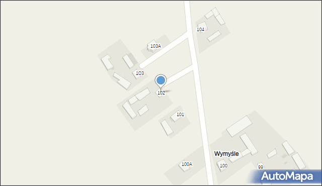 Radoryż Kościelny, Radoryż Kościelny, 102, mapa Radoryż Kościelny