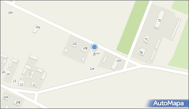 Radoryż Smolany, Radoryż Smolany, 10aa, mapa Radoryż Smolany