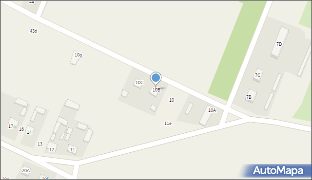 Radoryż Smolany, Radoryż Smolany, 10B, mapa Radoryż Smolany