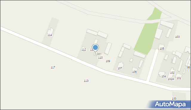 Radoryż Smolany, Radoryż Smolany, 111, mapa Radoryż Smolany