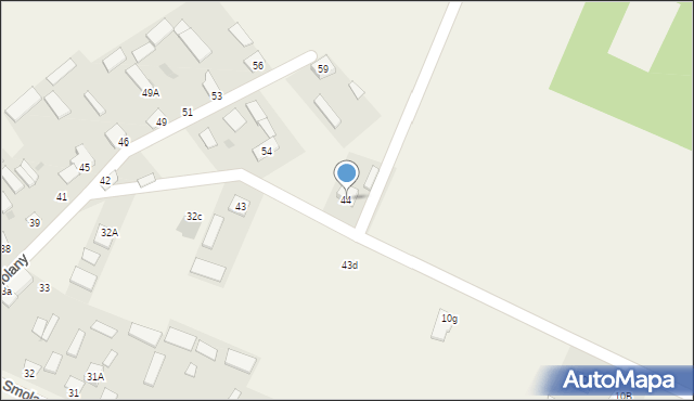 Radoryż Smolany, Radoryż Smolany, 44, mapa Radoryż Smolany