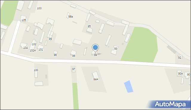 Radoryż Smolany, Radoryż Smolany, 94, mapa Radoryż Smolany