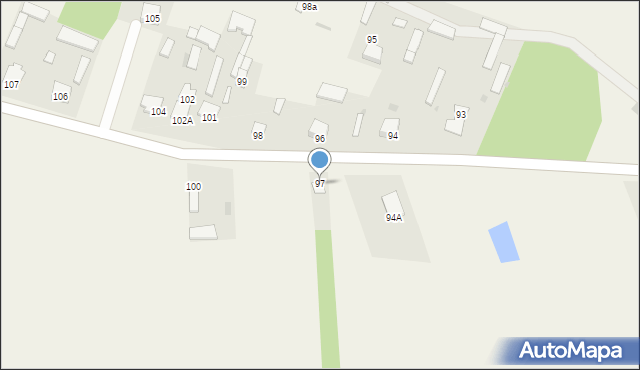 Radoryż Smolany, Radoryż Smolany, 97, mapa Radoryż Smolany