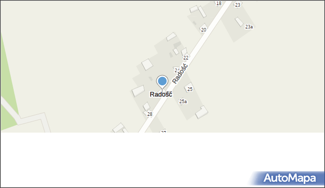Radość, Radość, 26, mapa Radość