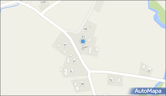 Radość, Radość, 22, mapa Radość