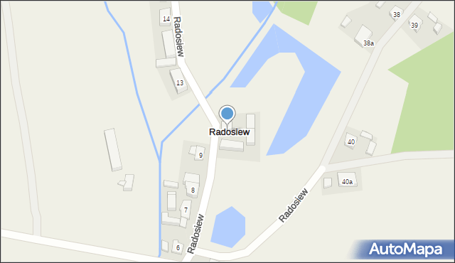 Radosiew, Radosiew, 11, mapa Radosiew