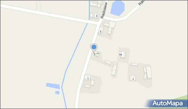 Radosiew, Radosiew, 3, mapa Radosiew