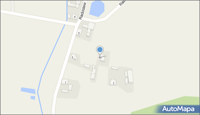 Radosiew, Radosiew, 4a, mapa Radosiew