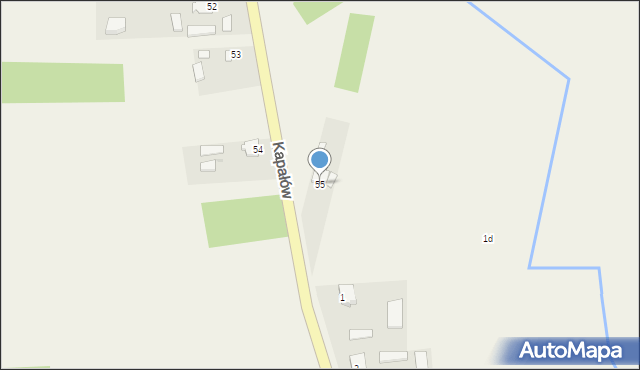 Radoska, Radoska, 55, mapa Radoska