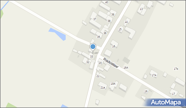 Radosław, Radosław, 34, mapa Radosław