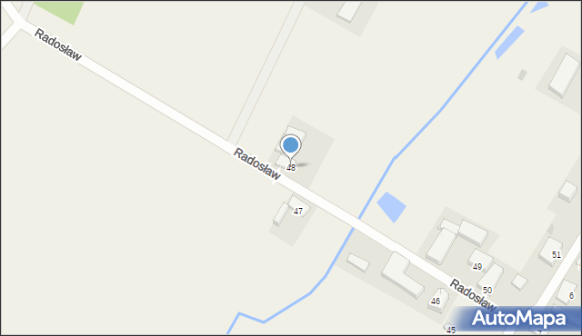 Radosław, Radosław, 48, mapa Radosław