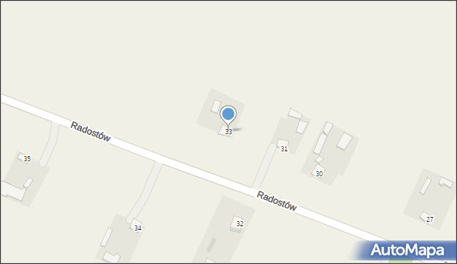 Radostów, Radostów, 33, mapa Radostów