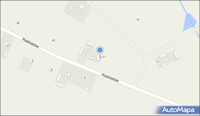 Radostów, Radostów, 5, mapa Radostów