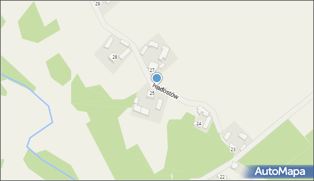 Radostów, Radostów, 26, mapa Radostów
