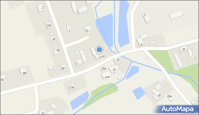 Radostów Dolny, Radostów Dolny, 1, mapa Radostów Dolny