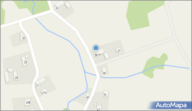 Radostów Dolny, Radostów Dolny, 36, mapa Radostów Dolny