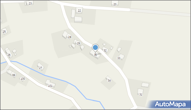 Radostów Górny, Radostów Górny, 30, mapa Radostów Górny