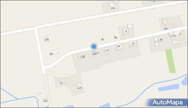Radostów Średni, Radostów Średni, 13A, mapa Radostów Średni